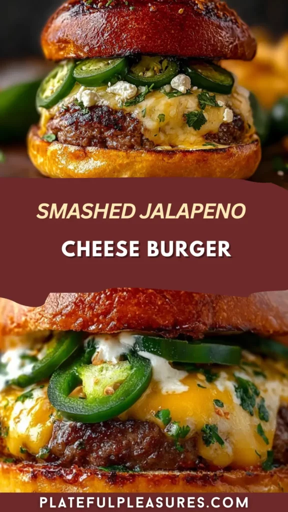 Smashed Jalapeno Cheese Burger 14 1 56