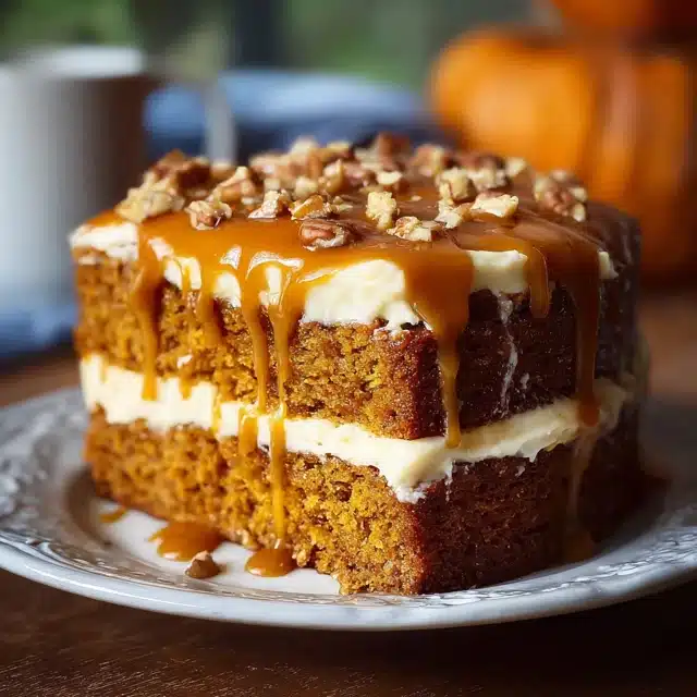 Pumpkin Cake with Caramel Cream 11 11 76