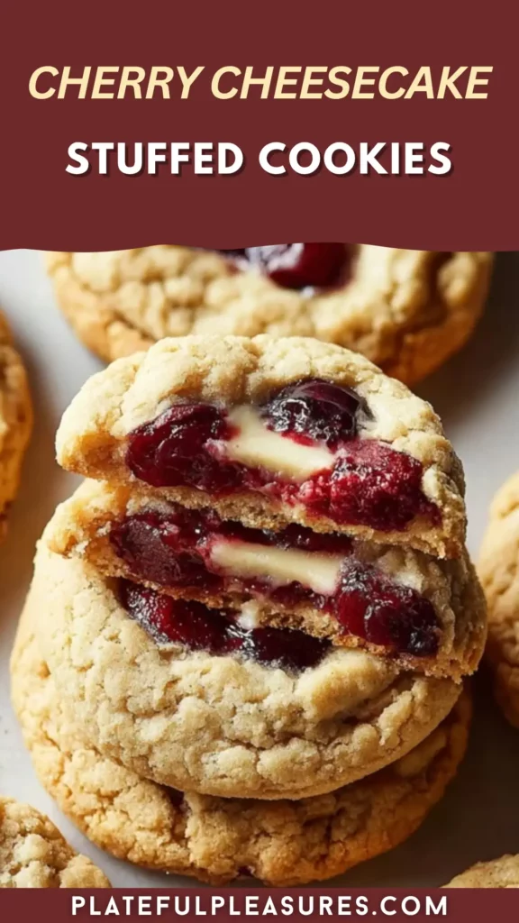 Cherry Cheesecake Stuffed Cookies 16 2 37