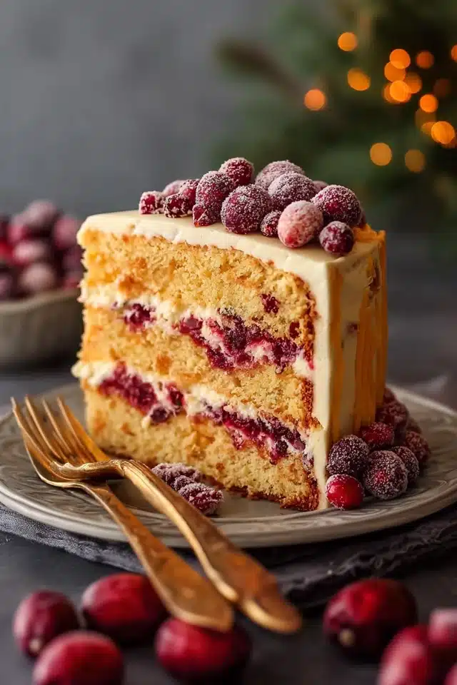 Cranberry Orange Layer Cake 17 44 79
