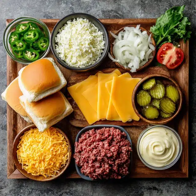 Smashed Jalapeno Cheese Burger 13 66 56