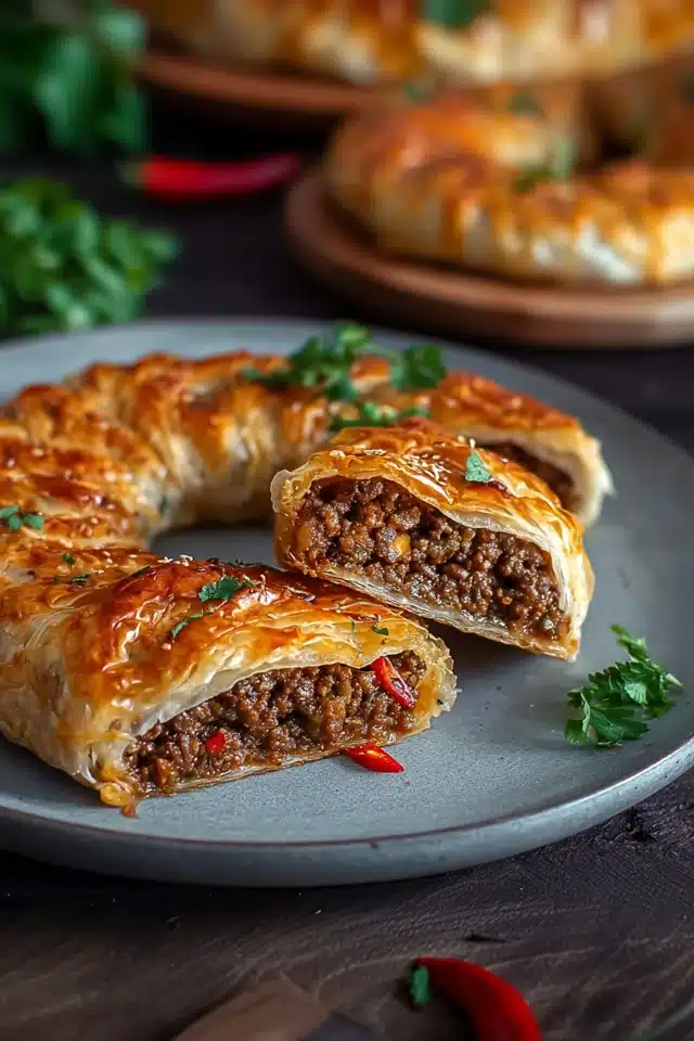 The Best Turkish Spiral Borek with Spiced Ground Beef Ever! 10 0 0 640 N 59