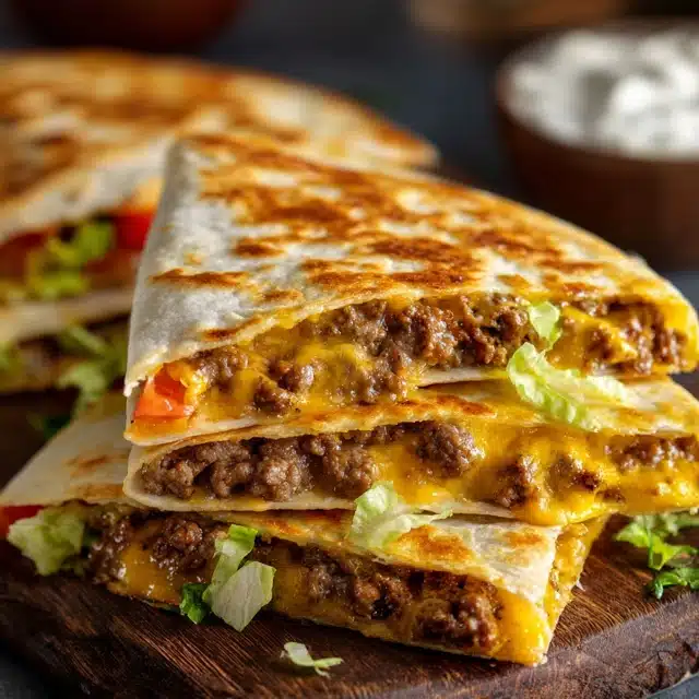 Cheeseburger Quesadilla 15 0 0 640 N 86
