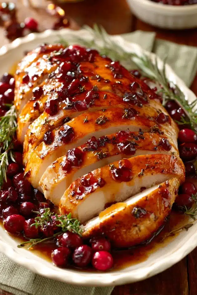 Juicy Cranberry Orange Glazed Turkey Breast 10 0 1 640 N 55