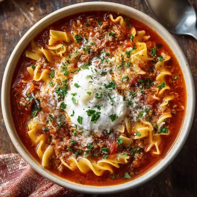 Best Lasagna Soup Recipe: A Cozy, Cheesy, One-Pot Comfort Classic 14 0 1 640 N 73