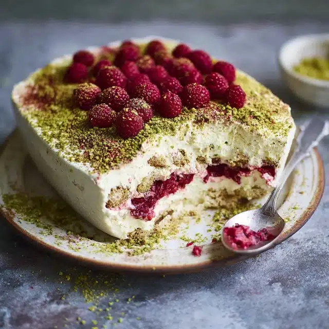 White Chocolate, Raspberry & Pistachio Tiramisu: The Incredible Ultimate Dessert Recipe 15 0 1 640 N 75