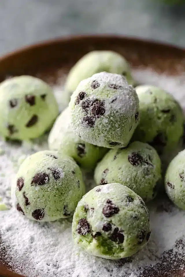 Mint Chocolate Chip Snowball Cookies 10 0 2 640 N 8