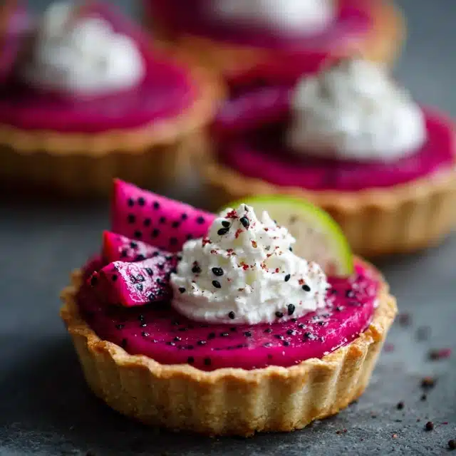 Dragon Fruit and Lime Tarts 15 0 3 640 N 5