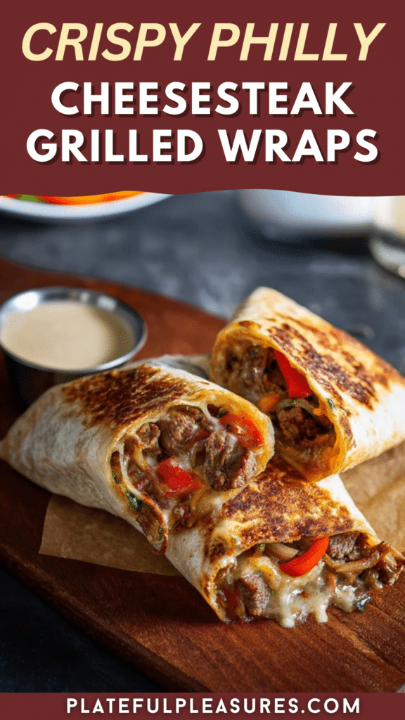 Crispy Philly Cheesesteak Grilled Wraps Recipe 16 10