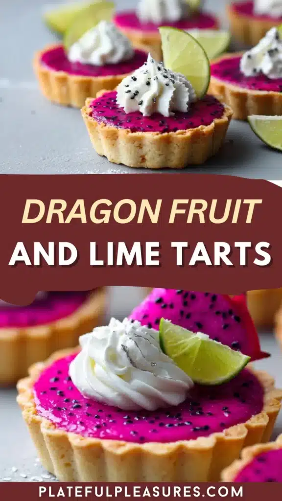 Dragon Fruit and Lime Tarts 11 3 2