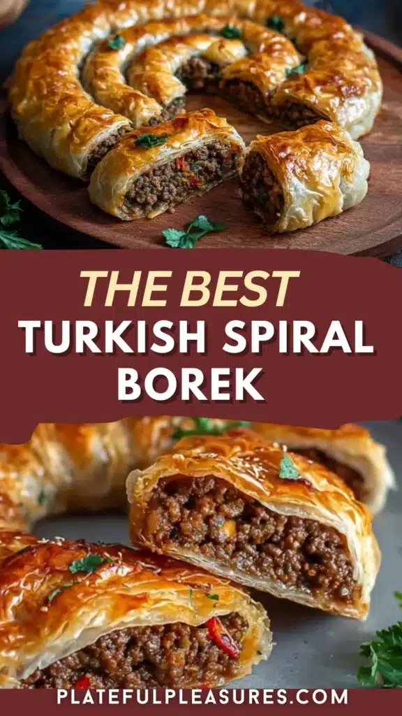 The Best Turkish Spiral Borek with Spiced Ground Beef Ever! 11 7 4