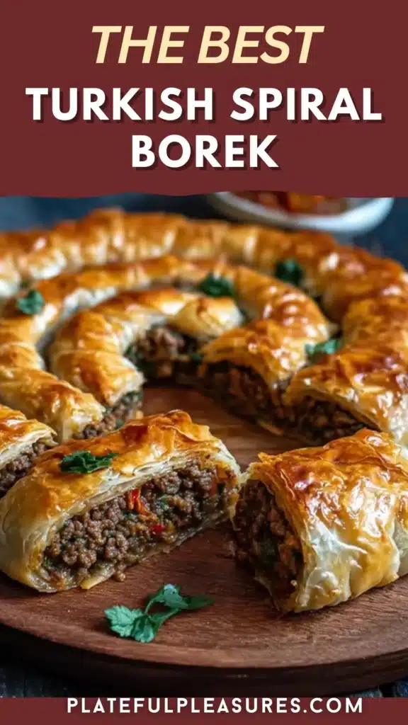 The Best Turkish Spiral Borek with Spiced Ground Beef Ever! 16 8 4