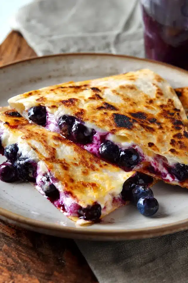 Blueberry Breakfast QuesadillaA Fun, Wholesome Twist on Breakfast That Feels Like a Treat 10 0 0 640 N 23