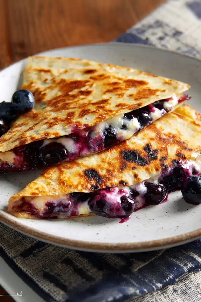 Blueberry Breakfast QuesadillaA Fun, Wholesome Twist on Breakfast That Feels Like a Treat 17 0 0 640 N 25