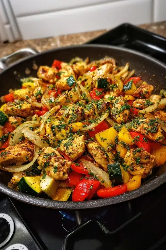 Mediterranean Chicken Stir Fry Recipe 10 0 0 640 N 3