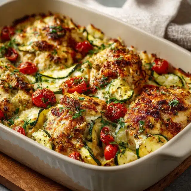 A Mediterranean Favorite with a Healthy Twist: Mediterranean Chicken Zucchini Bake 14 0 0 640 N 36