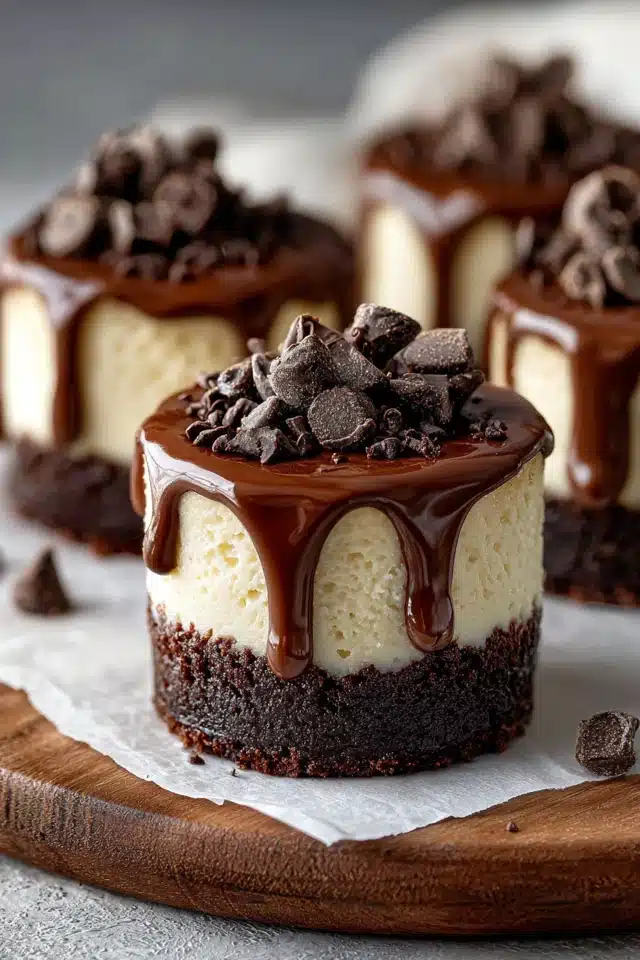 Brownie Bottom Mini Cheesecakes 10 0 0 640 N 48