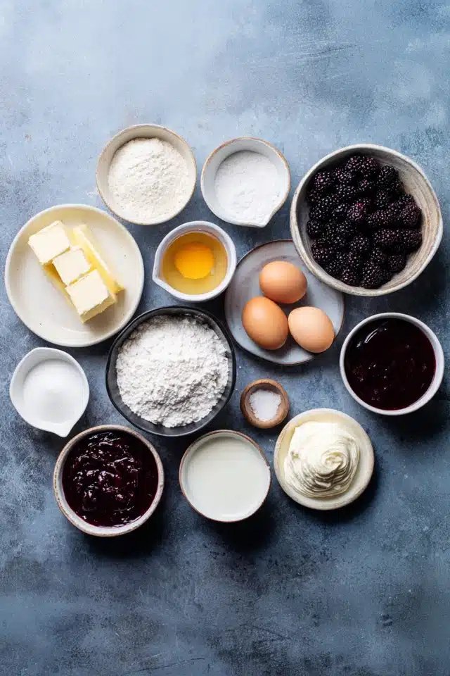 Blackberry Velvet Cake Recipe – Easy Lush Blackberry Frosting Steps 13 0 0 640 N 8