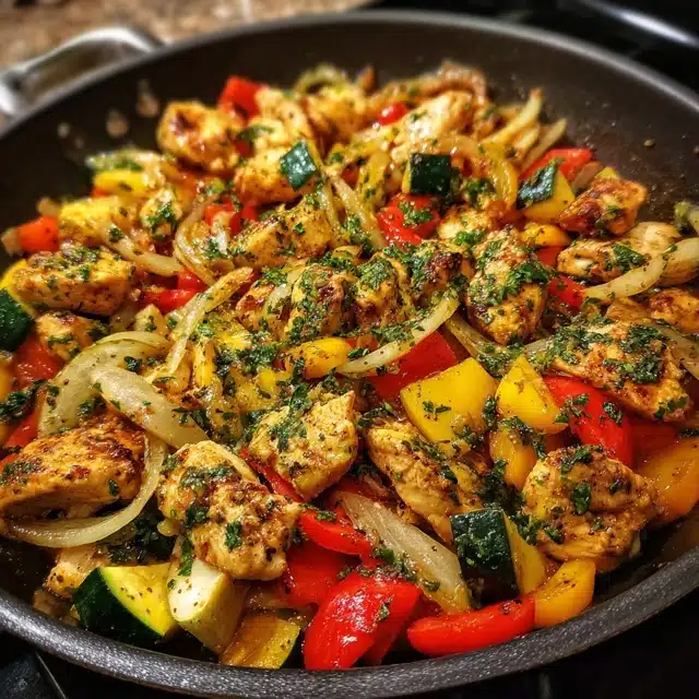 Mediterranean Chicken Stir Fry Recipe 15 0 1 640 N 2