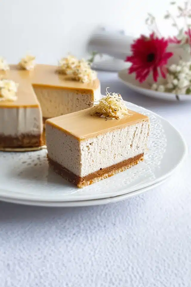 No-Bake Earl Grey Mousse Cheesecake 15 0 1 640 N 28
