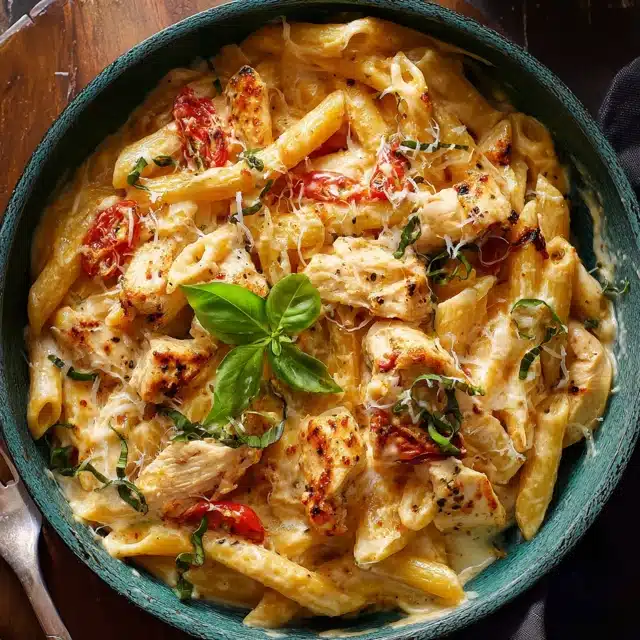 Chicken Mozzarella Pasta 15 0 3 640 N 12