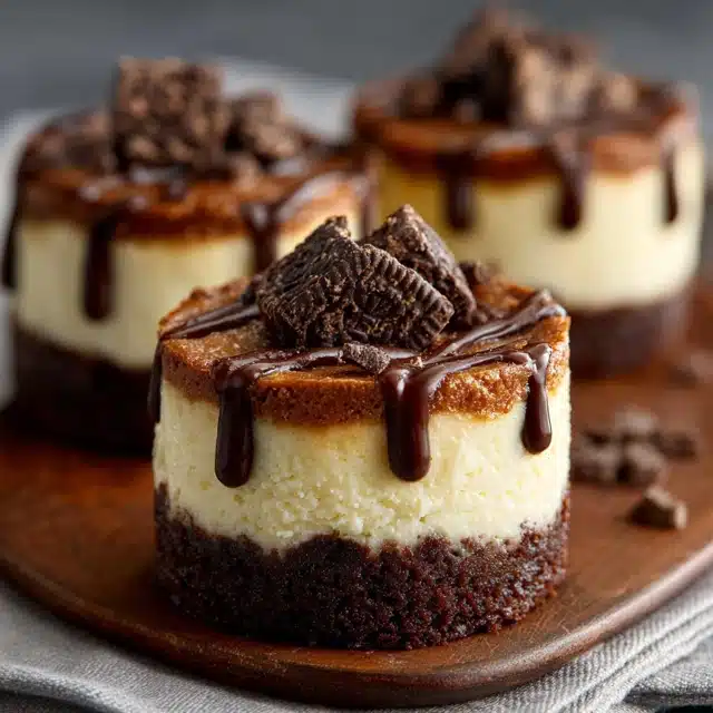 Brownie Bottom Mini Cheesecakes 15 0 3 640 N 24