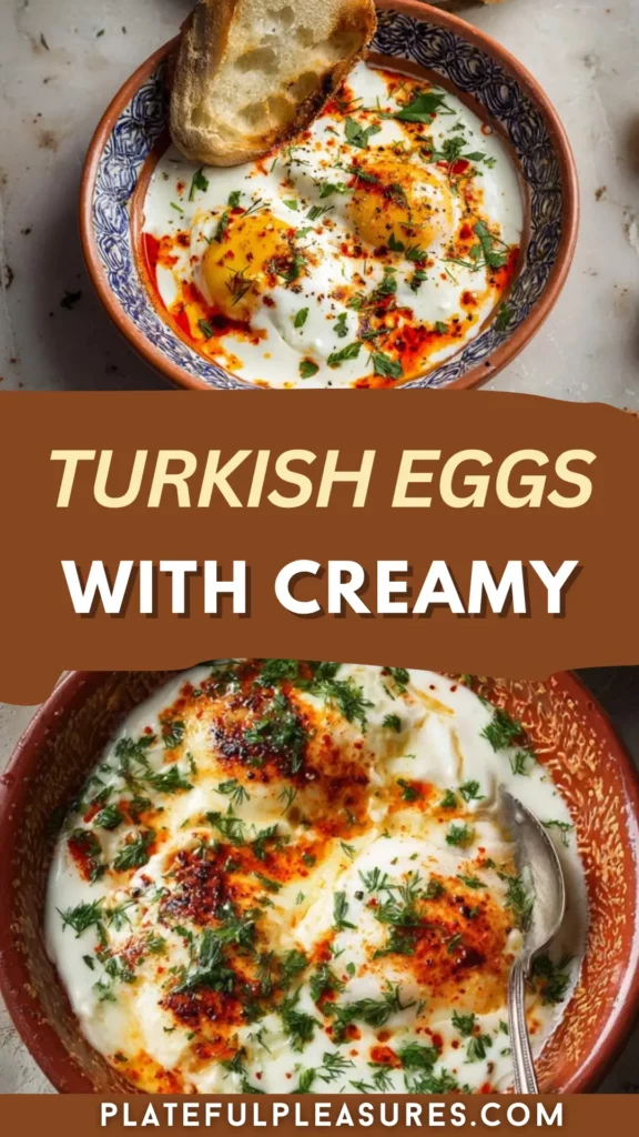 Turkish Eggs with Creamy Yogurt & Butter Sauce 11 1 47