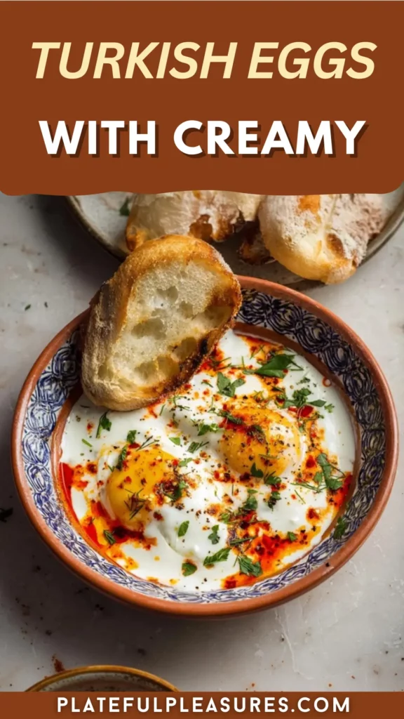 Turkish Eggs with Creamy Yogurt & Butter Sauce 12 2 47