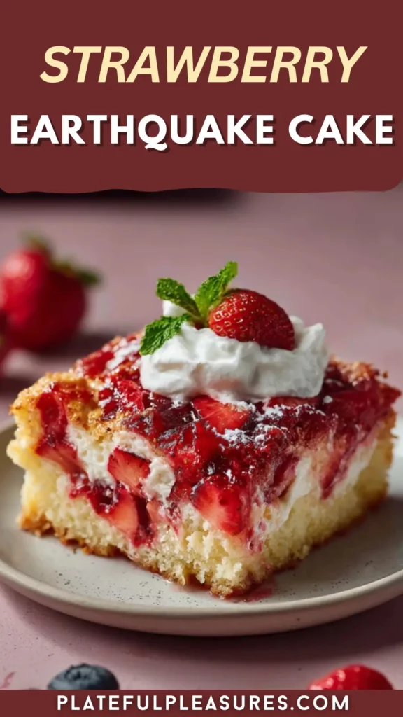 Strawberry Earthquake Cake 12 2 7