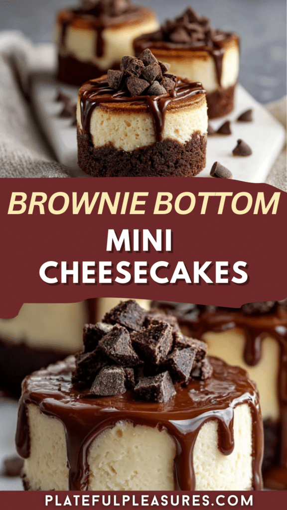 Brownie Bottom Mini Cheesecakes 11 3 1
