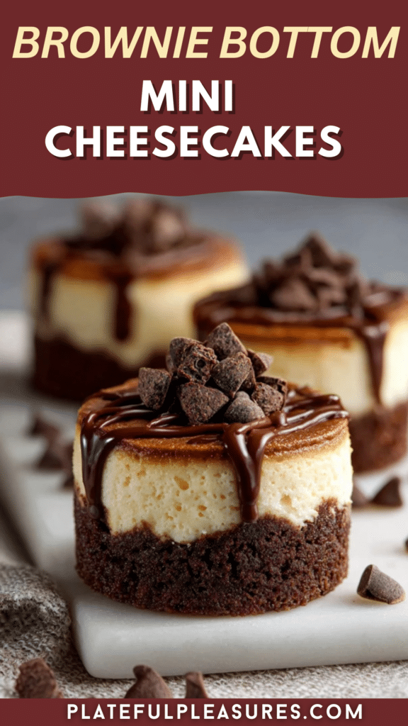 Brownie Bottom Mini Cheesecakes 16 4 1