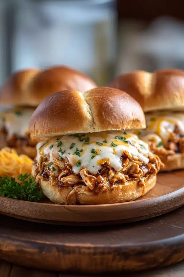 Chicken Alfredo Sloppy Joes 13 44 32