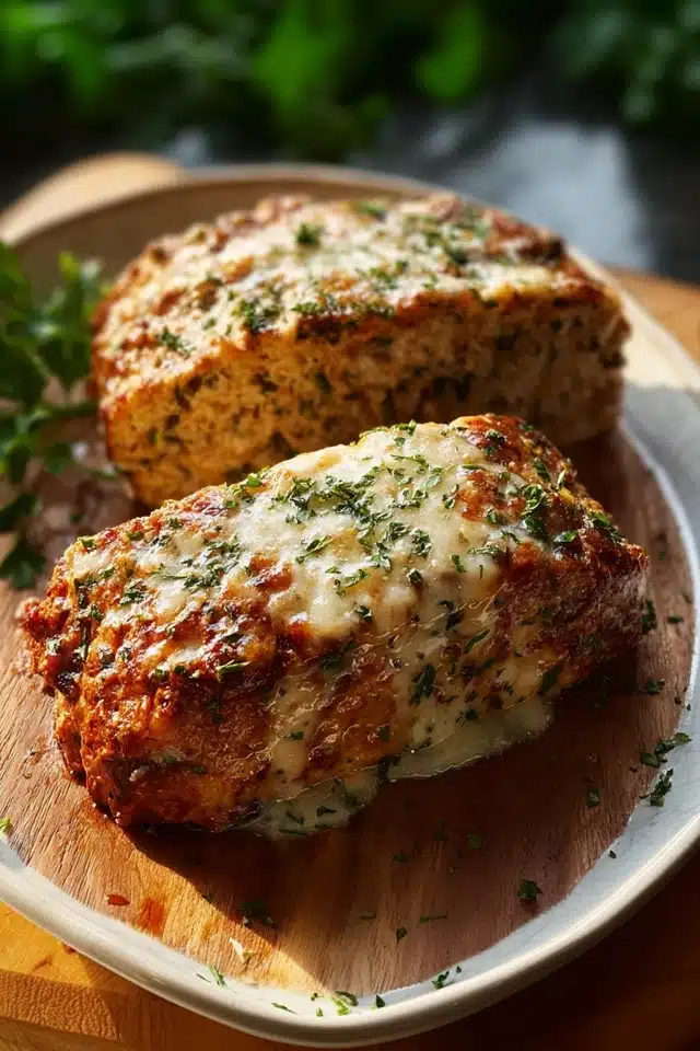 Garlic Parmesan Chicken Meatloaf 13 44 34