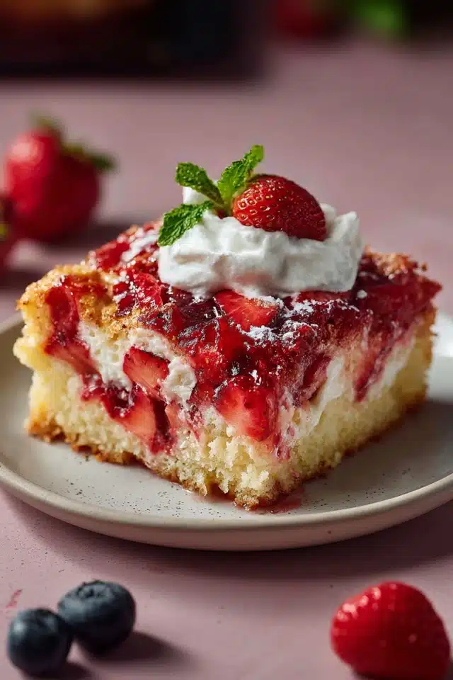 Strawberry Earthquake Cake 13 44 6