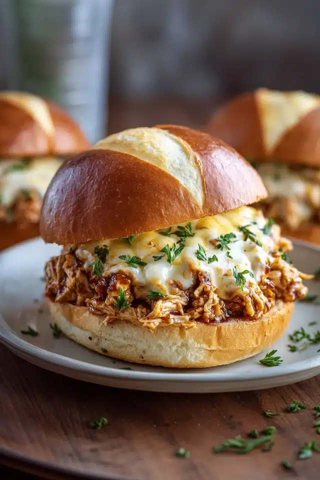 Chicken Alfredo Sloppy Joes 8 55 32