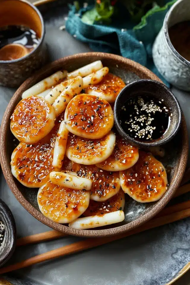 Sweet Soy Butter Korean Rice Cakes 8 55 40