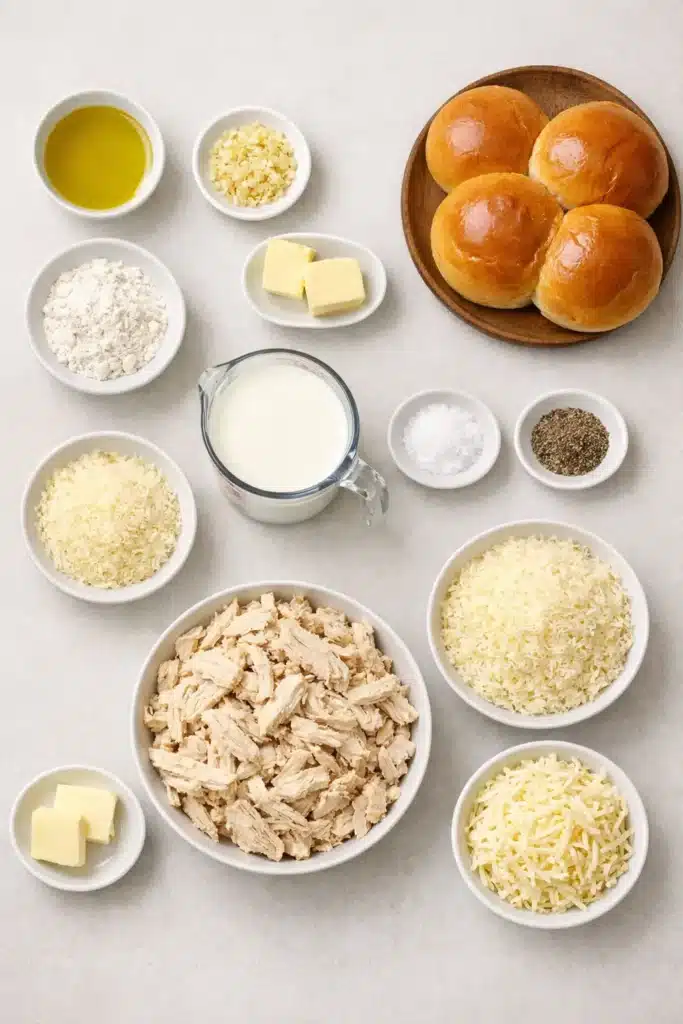 Chicken Alfredo Sloppy Joes 10 66 32