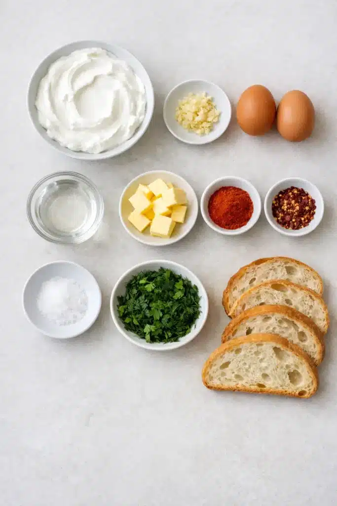 Turkish Eggs with Creamy Yogurt & Butter Sauce 10 66 44