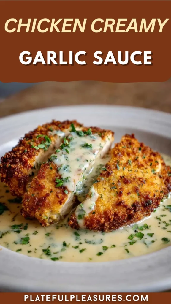 Parmesan Crusted Chicken with Creamy Garlic Sauce 12 2 1