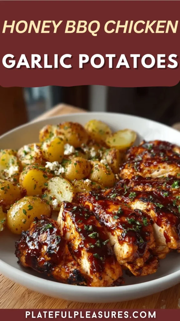 Honey BBQ Chicken with Garlic Potatoes 11 2 4