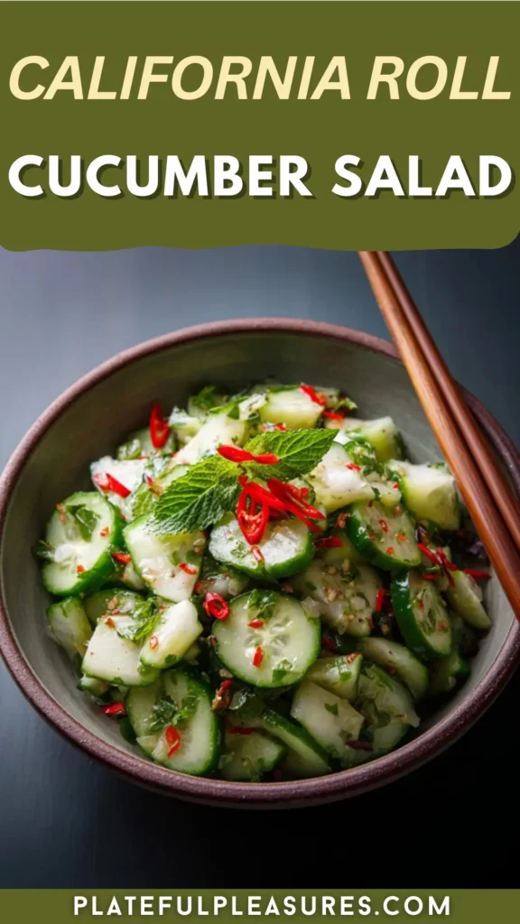 Easy California Roll Cucumber Salad 12 2